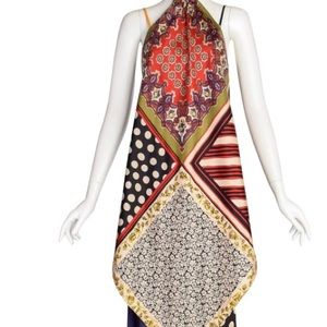 Jean Paul Gaultier vintage sample scarf wrap top.